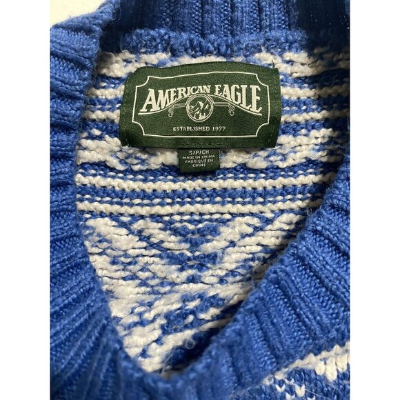 American Eagle Tribal Sweater Women Small Long Sleeve Aztec Southwest - Picture 3 of 6